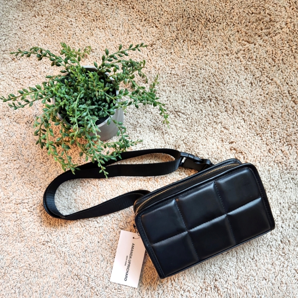 Brand New - Amanda UpRichard Black Crossbody Belt Bag